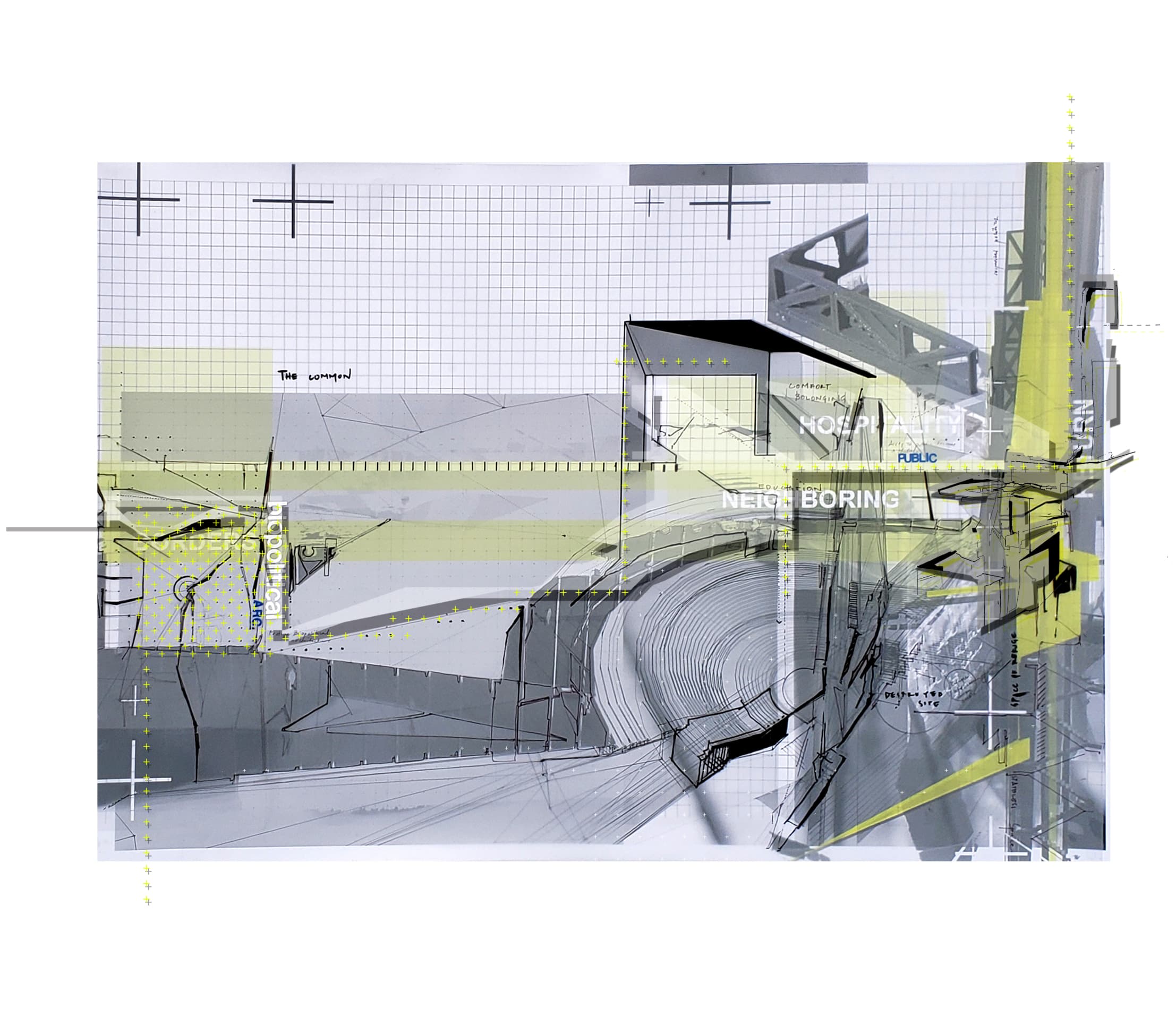Illustration of The journey | site plan